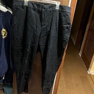 Ava & Viv Black Straight-Leg Trousers